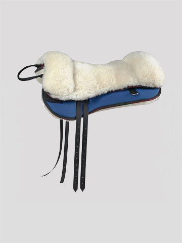 BAREBACK PAD - NEOPRENE, AIR-MESH & SHEEPSKIN SEAT